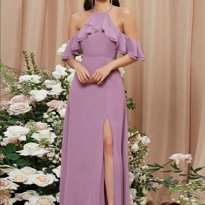SHEIN cold shoulder prom/bridesmaid dress (brand new)